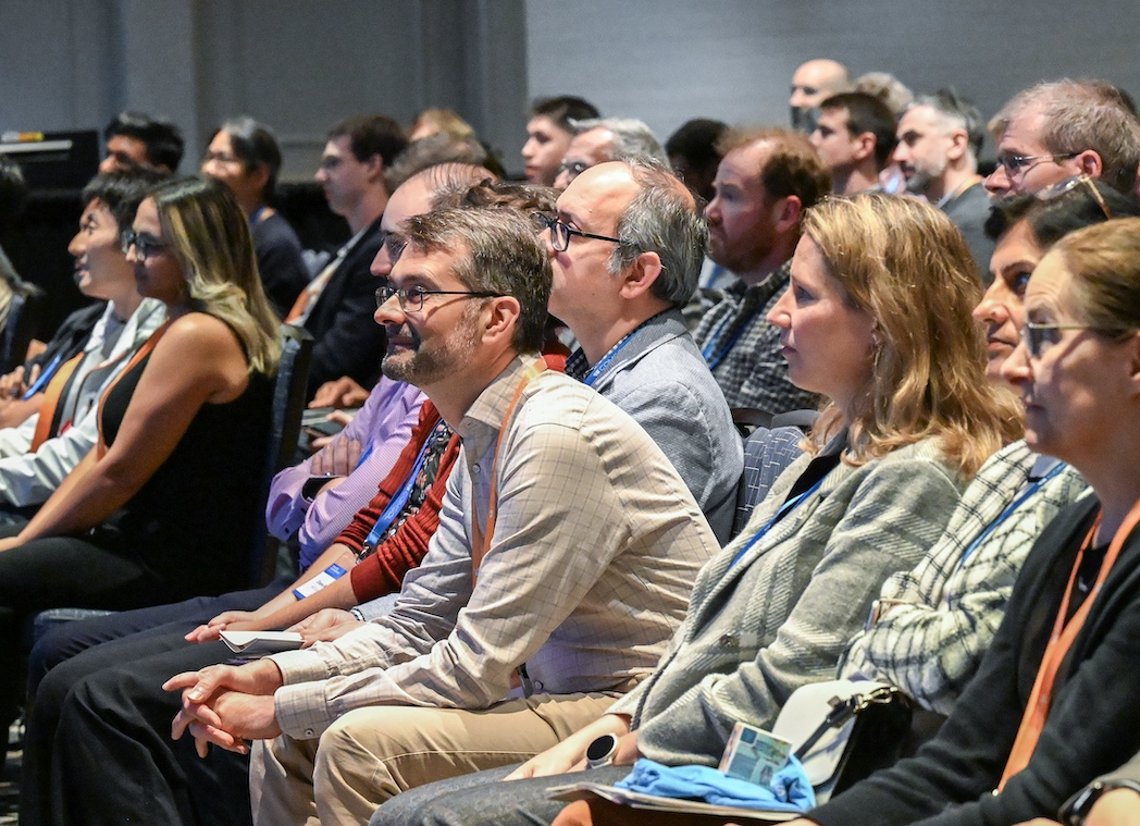 The audience during the keynote talks.